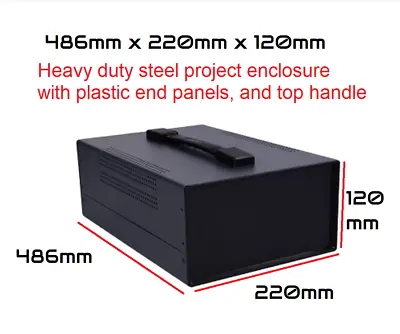 Large Heavy Duty Steel  Project Box Case Enclosure Electronics DIY Amplifier • $99.99