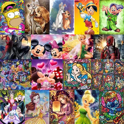 $14.29 • Buy Cartoon Full 5D Diamond Painting Mural Stitch Embroidery Cross Craft Art Gift
