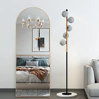 Full Length Mirror 65 X22  Arched Body Mirror Floor Mirror With Stand Wall Mi • $97.23