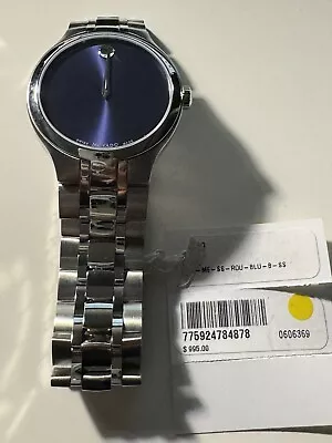 Movado 0606369 Collection Men's Wristwatch - Silver • $61