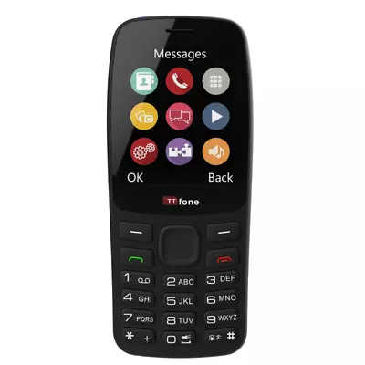 TTfone TT175 2.4inch Sim Free Dual Sim Basic Simple Feature Mobile Phone Large • £26.98