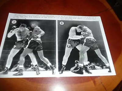 Boxing. Floyd Patterson Vs. Tom McNeeley 1961 UPI Telephoto. • $50