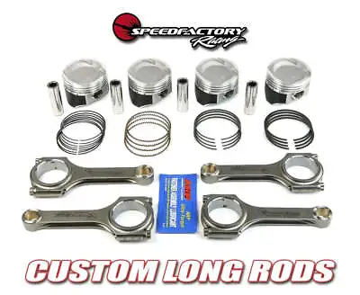 SpeedFactory No Notch H-Beam Long Rod And Vitara Piston Combo D16 75.5mm • $559.99