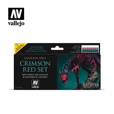 VAL74103 - AV Vallejo Fantasy Set - Crimson Red Set (8) • £15.90