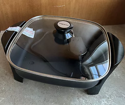 Presto Electric Fry Pan Model 06626 Immersible 11 In X 11 In NEW W/o BOX • $15.50