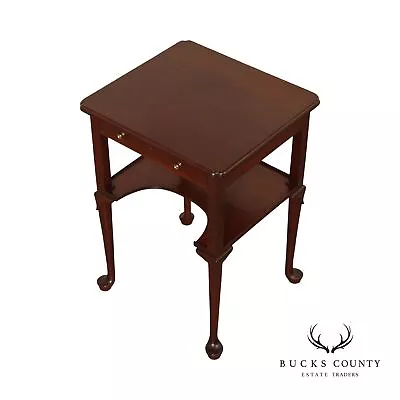 Southampton Queen Anne Style Mahogany Side Table • $695