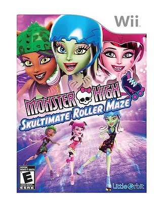 Monster High: Skultimate Roller Maze (Nintendo Wii 2012) Complete ML132 • $9.88