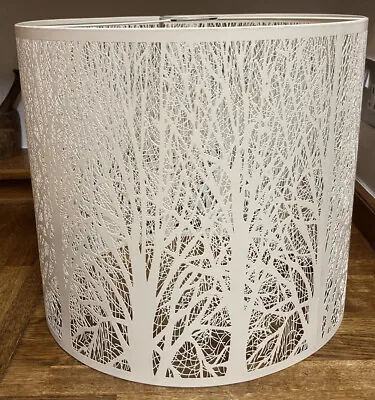 Unique And Beautiful Soft Cream Metal Forest Design Ceiling Pendant Shade 35cm • £20