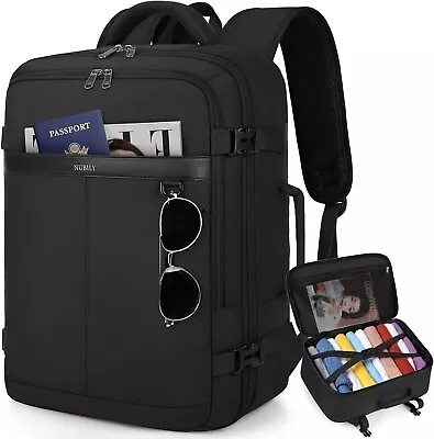 Carry On Backpack 40L Flight Approved Large Travel Laptop Backpack • $75.95