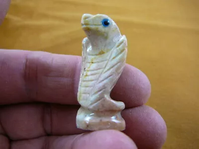 (Y-SNAK-26) Little White COBRA Snake Gemstone Carving Soapstone Peru Love Snakes • $8.99