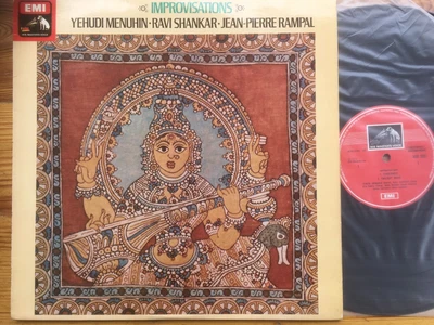 £25 • Buy EMI ASD 3357 Improvisations: Yehudi Menuhin. Ravi Shankar. Jean-Pierre Rampal