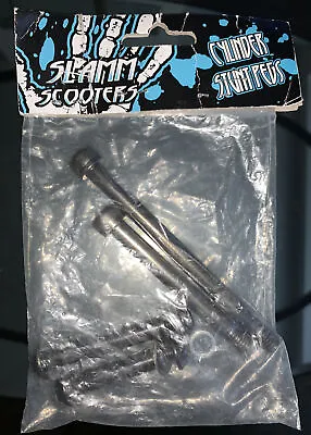 Slamm Scooters Micro Scooter Cylinders Stunt Pegs Black Brand New Never Opened • £12.50