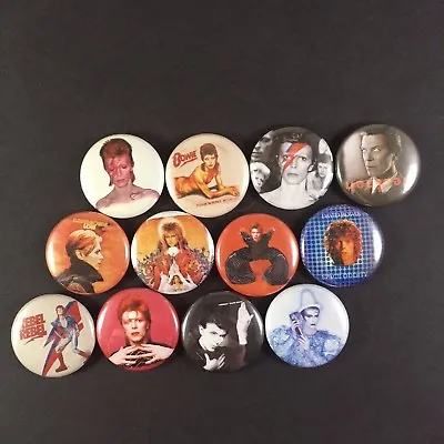 David Bowie 1  PIN BUTTON Lot Ziggy Stardust Major Tom Thin White Duke • $7.99