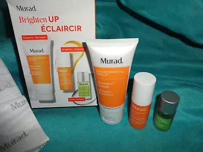 Murad Brighten Up Eclaircir Cleanser Resurgence Peel 3 Piece Set New In Box • $13.99