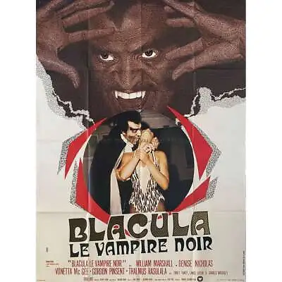 BLACULA French Movie Poster  - 47x63 In. - 1972 - William Crain William Marshal • $130.99