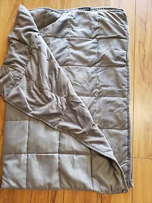 Grey Tranquility Brand Twin Size Weighted Cooling Throw Blanket • $25
