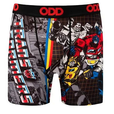 Odd Sox Men's Boxer Brief Transformers Split Fun Novelty Underwear Small • $24.99