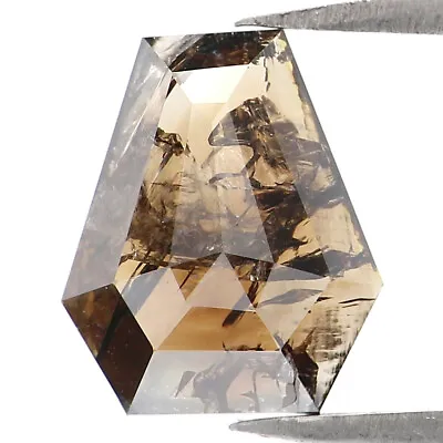 1.23 CT Natural Loose Coffin Shape Diamond 9.00 MM Brown Color Diamond KDL7507 • $254