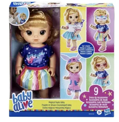 Baby Alive Magical Styles Baby Blonde 9 Dress Up Accessories Hasbro New 2023 • $27.50