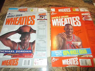 Wheaties  Michael Jordan  Signature Box  & COLLECTORS EDITION  GRAY  + 6 CARDS • $14.95