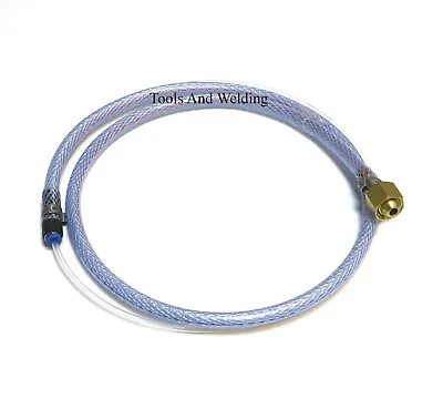 Mig Welder Gas Pipe Adaptor To Co2 Regulator With 3/8  BSP To 4.0mm Tube (G55) • £10