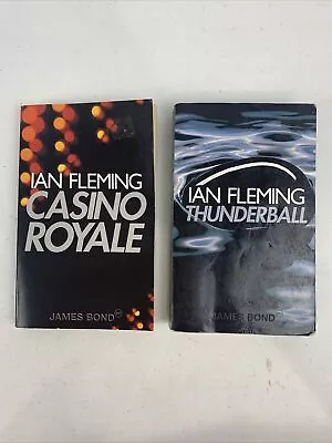 $29.99 • Buy Ian Fleming James Bond Books X2 Paperback Free Tracked Postage