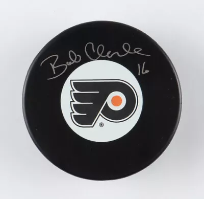 Bobby Clarke Signed Philadelphia Flyer Logo Puck (CoJo) 2xStanley Cup Champion • $95.96