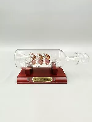 Mayflower Glass Collection USS Constitution Old Ironsides Model Ship W/ Stand • $20