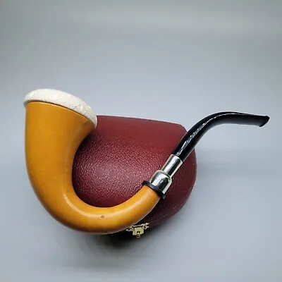 Genuine Natural GOURD Calabash Meerschaum Pipe By CPW Calabash Pipe #2225 • £359