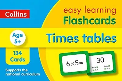 Times Tables Flashcards: Ideal For Home Learning (Collins Easy Learning KS2) • £10.16