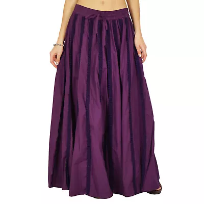 Phagun Skirt Cotton Clothing Full Skirt Maxi Resort Wear Women-DG1 • $43.99