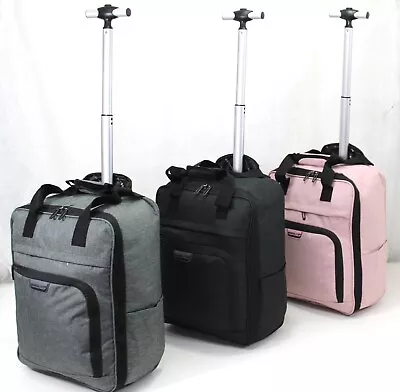 45x36x20cm Easy Jet Under Seat Cabin Bag Travel Hand Luggage Suitcase Trolley • £18.99