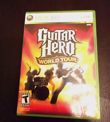 Guitar Hero: World Tour (Microsoft Xbox 360 2008) Compete With Manual • $15