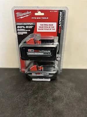 Milwaukee 48-11-1865S M18 2PACK Batteries • $135