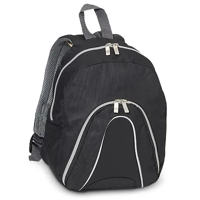 Everest Posh Junior Backpack Carry Shoulder Bag - Black • $13.49