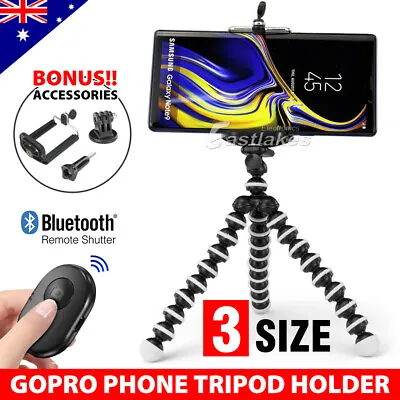 $11.85 • Buy Flexible Octopus Tripod Stand | 3 In 1 | Universal Phone Mount | IPhone Samsung
