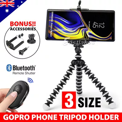 Flexible Octopus Tripod Stand | 3 In 1 | Universal Phone Mount | IPhone Samsung • $18.85