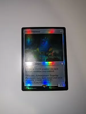 MTG - Steel Overseer (Foil) - Fallout (PIP) NM/M Condition • $1.99