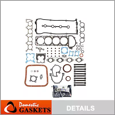 Fits 98-04 Nissan Xterra Frontier 2.4L DOHC Full Gasket Set Bolts KA24DE • $79.28