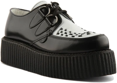 £189.99 • Buy Underground Wulfrun Double Leather Original Sole Creeper Black White UK 3 - 12