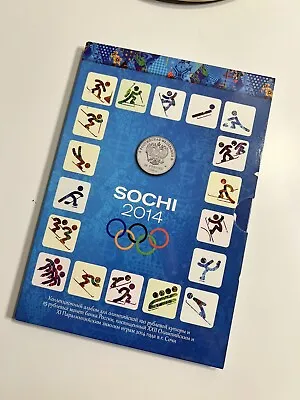 Sochi 2014 Olympic Coins And 100 Rub Bill • $58