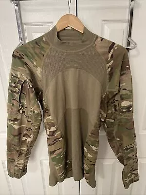 US Army Combat Shirt Flame Resistant Quarter Zip OCP  Multicam Camouflage Size S • $21.99