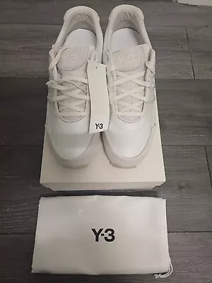 Adidas Y3 Sprint Trainers White/grey Uk 7.5 Brand New In Box Rrp £249.99 • £198.50