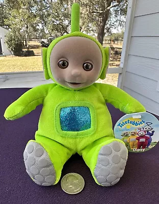 Eden Vintage 1998 Dipsy Teletubby Doll Beanbag Plush Stuffed Toy Green 8 Inch • $19.95