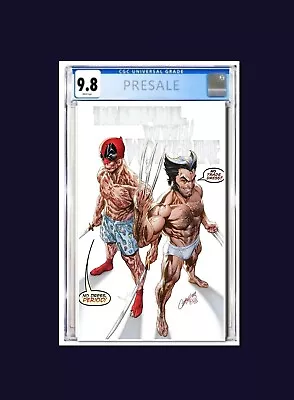 Deadpool Wolverine WWIII #1 CGC 9.8 PRESALE J Scott Campbell 'Virgin' Variant • $169.99