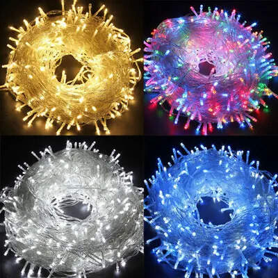 100-1000 LED Fairy String Lights Waterproof Christmas Tree Garden Party Outdoor • $21.99