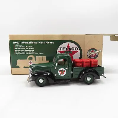 Texaco 1947 International KB-1 Pickup 1:25 Die Cast Truck Coin Bank • $109.60