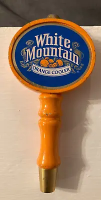 VINTAGE~ WHITE MOUNTAIN ORANGE COOLER ~ Beer Tap Handle ~ Bartles & James Wine • $39.95