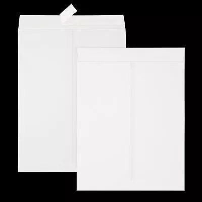 18Pcs 9x12 Catalog Envelopes White Self Seal Security Envelopes Manilla Envel... • $15.71