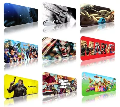 CUSTOM 80x30cm Gaming Mouse Mat Pad Extra Large Waterproof Washable Desk Mat • £17.99
